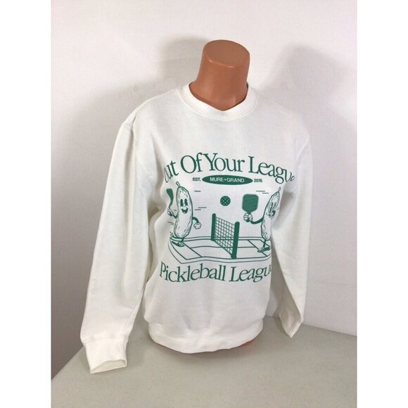 Mûre Grand Pickleball Sweatshirt Out of Your League Womens Small - Picture 3 of 6